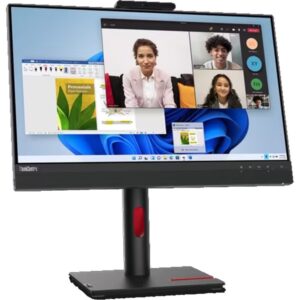 Lenovo ThinkCentre Tiny-In-One 24 Gen5, LED-Monitor (61 cm (24 Zoll), schwarz, FullHD, IPS, Webcam)