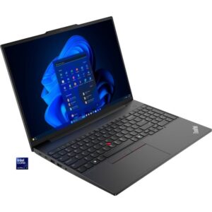 Lenovo ThinkPad E16 G2 (21MA002NGE), Notebook (schwarz, Intel® Core™ Ultra 7 155H, Intel® Graphics, 16 GB DDR5, 512 GB (512 GB SSD), Windows 11 Pro)
