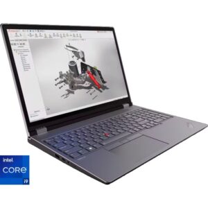 Lenovo ThinkPad P16 G2 (21FA0034GE), Notebook (grau/schwarz, Intel® Core™ i9-13980HX, NVIDIA RTX 4000, 64 GB DDR5, 2 TB (2 TB SSD), Windows 11 Pro)