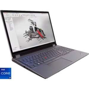 Lenovo ThinkPad P16 G2 (21FA0045GE), Notebook (grau/schwarz, Intel® Core™ i9-13980HX, NVIDIA RTX 3500, 64 GB DDR5, 1 TB (1 TB SSD), Windows 11 Pro)