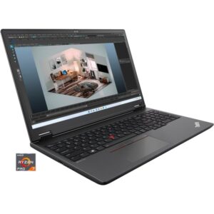 Lenovo ThinkPad P16v G1 (21FE003GGE), Notebook (schwarz, AMD Ryzen 9 PRO 7940HS, NVIDIA RTX 2000, 64 GB DDR5, 1 TB (1 TB SSD), Windows 11 Pro)