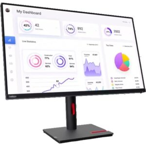 Lenovo ThinkVision T32p-30, LED-Monitor (80 cm (32 Zoll), schwarz, UltraHD/4K, IPS, 60Hz)