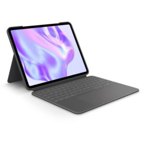 Logitech Combo Touch, Tastatur (graphit, DE-Layout, Scherenmechanik, für iPad Pro 11" (M4))
