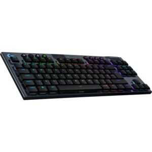 Logitech G915 X LIGHTSPEED TKL, Gaming-Tastatur (schwarz, DE-Layout, GL Tactile, GL Tactile Switches)