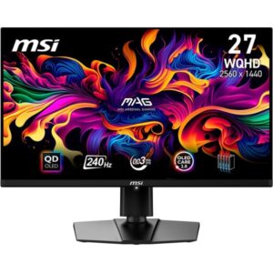 MSI MAG 271QPXDE QD-OLED E2, Gaming-Monitor (67.3 cm (26.5 Zoll), schwarz, WQHD, Adaptive-Sync, USB-C, 240Hz Panel)
