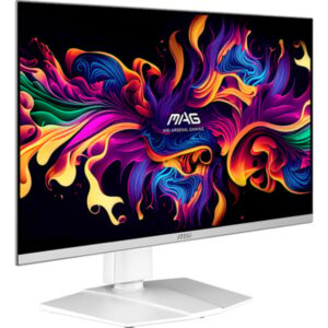 MSI MAG 272QPWDE QD-OLED X28, Gaming-Monitor (67.3 cm (26.5 Zoll), weiß, QHD, HDMI, DP, USB-C, HDR, 280Hz Panel)