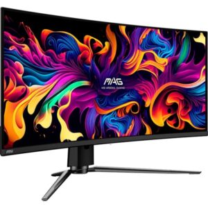 MSI MAG 341CQPDE QD-OLED, Gaming-Monitor (86.8 cm (34.2 Zoll), schwarz, UWQHD, QD-OLED, Curved, Adaptive-Sync, HDR, 175Hz Panel)