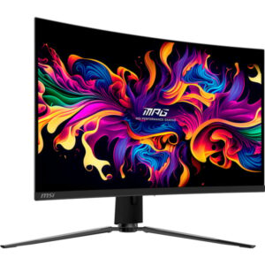 MSI MPG 321CURXDE QD-OLED, Gaming-Monitor (80 cm (31.5 Zoll), schwarz, UltraHD/4K, QD-OLED, Curved, USB-Hub, KVM, 240Hz Panel)