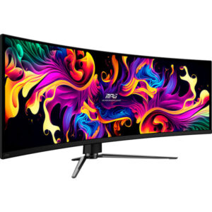 MSI MPG 491CQPXDE QD-OLED, Gaming-Monitor (124.5 cm (49 Zoll), schwarz, DQHD, Curved, USB-Hub, USB-C, 240Hz Panel)