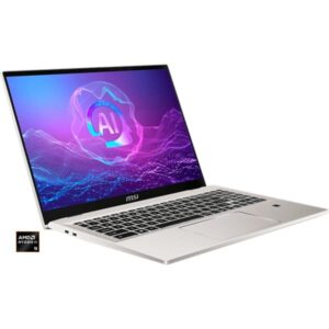 MSI Prestige A16 AI+ A3HMG-036, Notebook (silber, AMD Ryzen AI 9 365, AMD Radeon 880M, 32 GB LPDDR5X, 1 TB (1 TB SSD), Windows 11 Home)