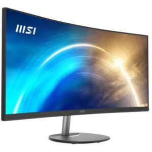MSI Pro MP341CQDE Generalüberholt, LED-Monitor (86.4 cm (34 Zoll), schwarz/silber, UWQHD, VA, Curved, FreeSync, HDMI, Displayport, 100Hz Panel)