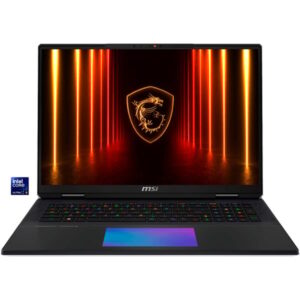 MSI Titan 18 HX AI A2XWJG-656, Gaming-Notebook (schwarz/silber, Intel® Core™ Ultra 9 285HX, NVIDIA GeForce RTX 5090, 64 GB DDR5, 6 TB (2 TB SSD & 2 TB SSD & 2 TB SSD), Windows 11 Pro)