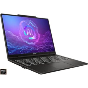 MSI VenturePro A16 AI+ A3HWEG-003, Notebook (grau, AMD Ryzen AI 7 350, NVIDIA GeForce RTX 5050, 16 GB DDR5, 1 TB (1 TB SSD), Windows 11 Home)