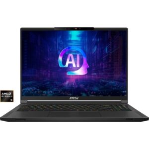 MSI Stealth A16 AI+ A3HVFG-057, Gaming-Notebook (schwarz, AMD Ryzen AI 9 365, NVIDIA GeForce RTX 4060, 32 GB LPDDR5X, 2 TB (2 TB SSD), Windows 11 Home)