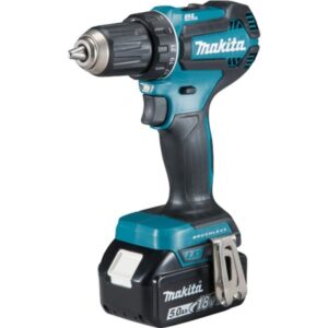 Makita Akku-Bohrschrauber DDF485RTJ, 18Volt (blau/schwarz, 2x Li-Ionen-Akku 5,0Ah, MAKPAC Gr.2)