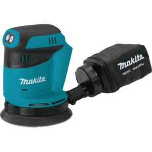 Makita Akku-Exzenterschleifer DBO180Z, 18Volt (blau/schwarz, ohne Akku und Ladegerät)