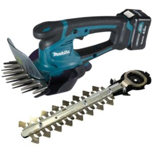Makita Akku-Grasschere UM600DSMEX, 10,8Volt (blau/schwarz, 2x Li-Ionen Akku 4,0Ah)