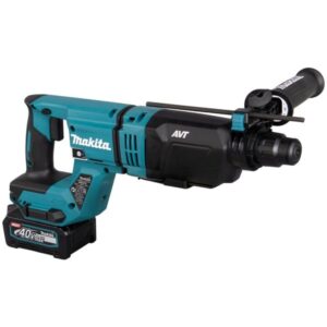 Makita Akku-Kombihammer HR007GM201 XGT, 40Volt, Bohrhammer (blau/schwarz, 2x Li-Ion Akku 4,0Ah)