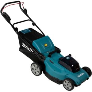 Makita Akku-Rasenmäher DLM480CT2, 36Volt (2x18Volt) (blau/schwarz, 2x Li-Ionen Akku 5,0Ah)