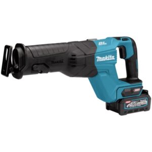 Makita Akku-Reciprosäge JR001GM201 XGT, 40Volt, Säbelsäge (blau/schwarz, 2x Li-Ion XGT Akku 4,0Ah, Koffer)