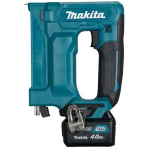 Makita Akku-Tacker ST113DSMJ, 10,8 Volt, Elektrotacker (blau/schwarz, 2x Li-Ionen-Akku 4,0Ah, im MAKPAC Gr.1)