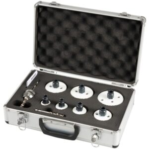 Makita EZYCHANGE-BIM-Lochsägen-Set Universal E-12295, Ø 25 - 76mm (9-teilig, Schnitttiefe 44mm, Koffer)