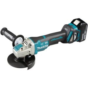 Makita X-LOCK Akku-Winkelschleifer DGA519RTJ, 18Volt (blau/schwarz, 2x Li-Ion Akku 5,0Ah)