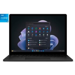 Microsoft Surface Laptop 5 for Business, Notebook (schwarz, Intel® Core™ i5-1245U, Intel® Iris® Xe Graphics, 8 GB LPDDR5X, 512 GB (512 GB SSD), Windows 10 Pro, 512GB, i5)
