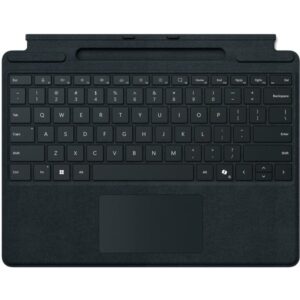 Microsoft Surface Pro Keyboard mit Stiftaufbewahrung for Business, Tastatur (schwarz, DE-Layout, für Surface Pro 10/9/8/X for Business)