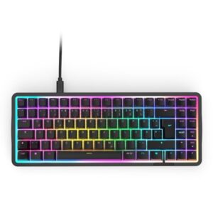 NZXT FUNCTION Elite MiniTKL, Gaming-Tastatur (schwarz, DE-Layout, NZXT Swift)