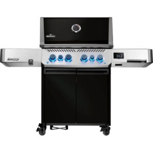 Napoleon Gasgrill Prestige 500 Connected (edelstahl/schwarz, mit SIZZLE ZONE und Heckbrenner, Modell 2025)