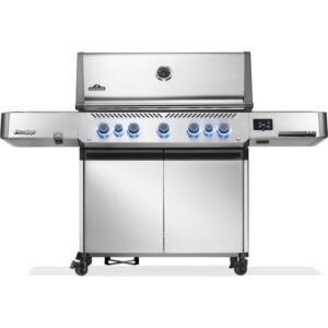 Napoleon Gasgrill Prestige 665 Connected Edelstahl (edelstahl, mit SIZZLE ZONE und Heckbrenner, Modell 2025)