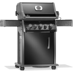 Napoleon Gasgrill Rogue 425 RSB, mit Drehspieß (schwarz, mit Heckbrenner und Seitenkocher, Modell 2025)