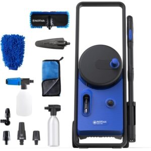 Nilfisk Hochdruckreiniger Core 140-8 In-Hand PowerControl - Premium Car (blau/schwarz, 1.800 Watt, mit Schlauchtrommel)