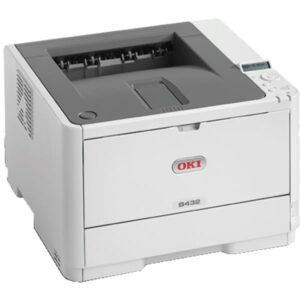 OKI B432dn, LED-Drucker (hellgrau, USB, LAN, Duplex (Druck))
