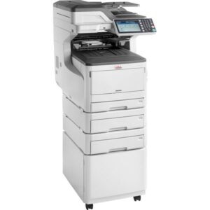 OKI MC883dnct, Multifunktionsdrucker (grau/anthrazit, USB, LAN, Scan, Kopie, Fax, Duplex (Druck), Duplex (Scan))