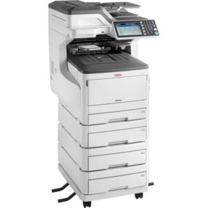 OKI MC883dnv, Multifunktionsdrucker (grau/anthrazit, USB, LAN, Scan, Kopie, Fax, Duplex (Druck), Duplex (Scan))