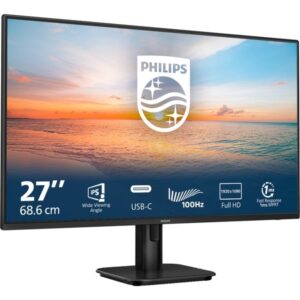 Philips 27E1N1300A/00, LED-Monitor (69 cm (27 Zoll), schwarz, FullHD, IPS, Adaptive-Sync, USB-C, 100Hz Panel)