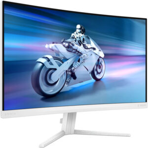 Philips 27M2C5201L, Gaming-Monitor (68.5 cm (27 Zoll), weiß, FullHD, VA, Curved, Ambiglow, 180Hz Panel)