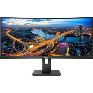 Philips 345B1C/00, LED-Monitor (86.36 cm (34 Zoll), schwarz, WQHD, VA, Curved, HDMI, Lautsprecher, 100Hz Panel)