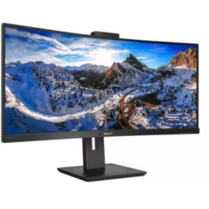 Philips 346P1CRH/00, LED-Monitor (86 cm (34 Zoll), schwarz, WQHD, VA, USB-C, HDMI, HDR, 100Hz Panel)