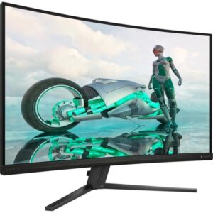 Philips Evnia 32M2C3500L, Gaming-Monitor (80 cm (31.5 Zoll), dunkelgrau, VA, HDMI, DisplayPort, HDR, Curved, AMD Free-Sync, 180Hz Panel)