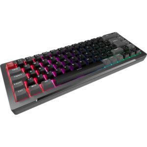 RAIJINTEK MGA-68, Gaming-Tastatur (schwarz, DE-Layout, Hejin Magnetic Yellow)