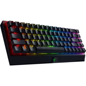Razer BlackWidow V3 Mini HyperSpeed, Gaming-Tastatur (schwarz, DE-Layout, Razer Yellow)