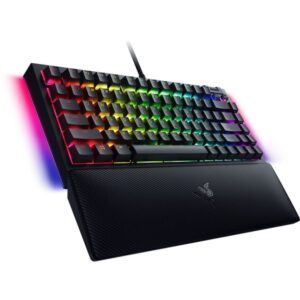 Razer BlackWidow V4 75%, Gaming-Tastatur (schwarz, US-International-Layout, Razer Orange)