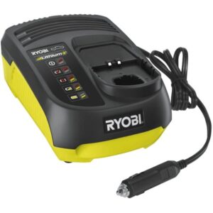 Ryobi 18 V ONE+ Autoladegerät RC18118C (schwarz/gelb, für die Zigarettenanzünder-Steckdose)
