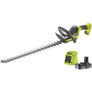Ryobi ONE+ Akku-Heckenschere RY18HT55A-120, 18Volt (grün/schwarz, Li-Ionen Akku 2,0Ah)