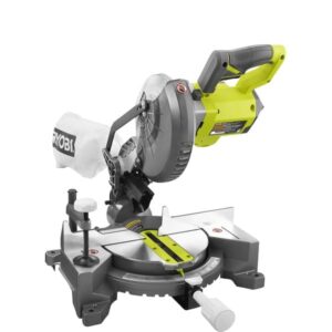 Ryobi ONE+ Akku-Kapp-und Gehrungssäge EMS190DCL, 18Volt (grün/schwarz, ohne Akku und Ladegerät)