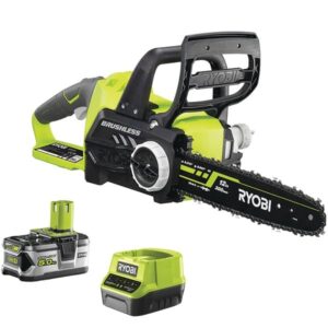 Ryobi ONE+ Akku-Kettensäge RCS18X3050F, 18Volt (grün/schwarz, Li-Ionen Akku 5,0Ah)