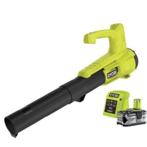 Ryobi ONE+ Akku-Laubgebläse RY18BLA-140, 18Volt, Laubbläser (grün/schwarz, Li-Ionen Akku 4,0Ah)